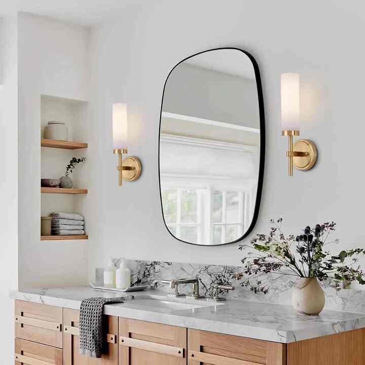 Gold Wall Sconces Set