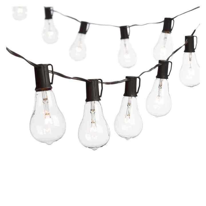 20' Vintage Edison Bulb Outdoor String Lights