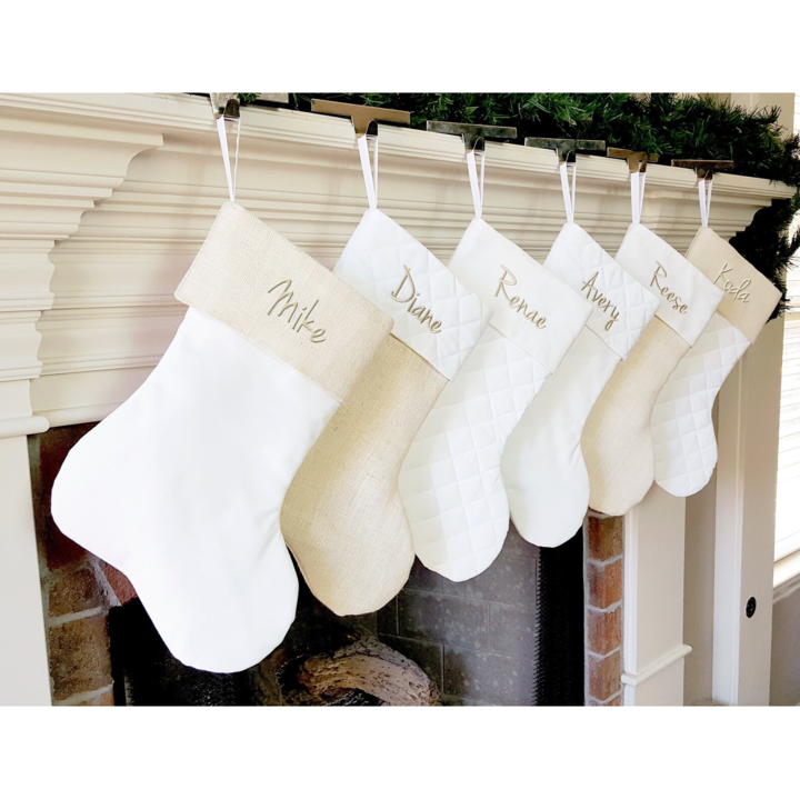 PrettiesPlease Personalized Christmas Stocking (Multiple options)