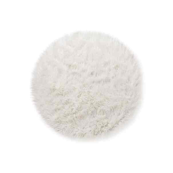 Faux Fur Round Kids Rug