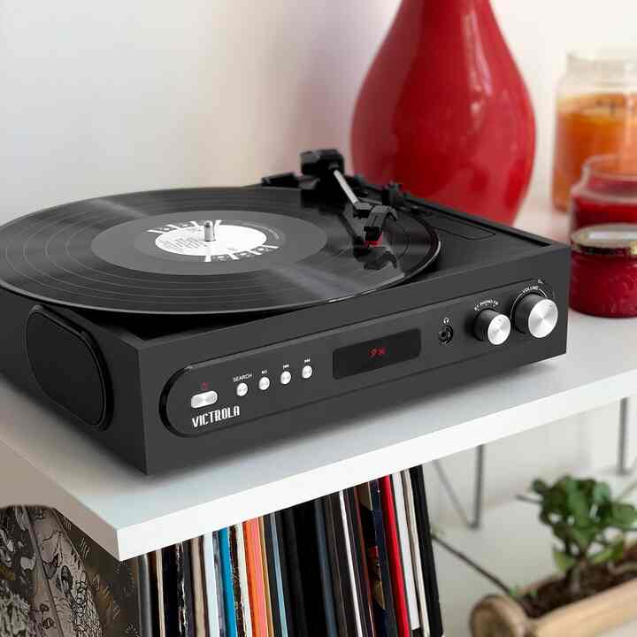 Victrola All-in-1 Bluetooth Record Player with Built in Speakers