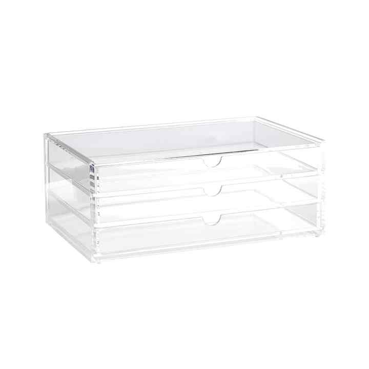 MUJI Acrylic 3-Drawer Storage Case