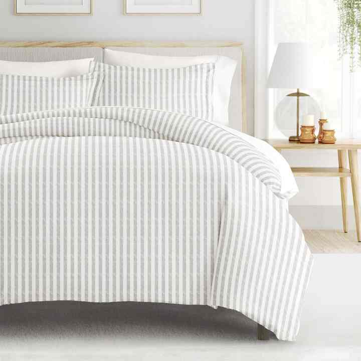 Becky Cameron Distressed Rugged Stripe Duvet Cover Set (Multiple options)