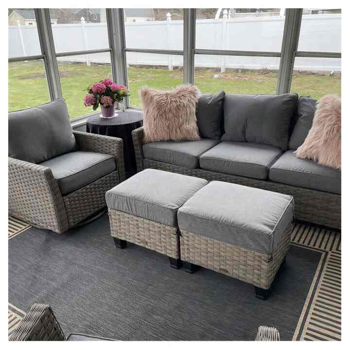 Loving the outside view #homedetai #cozydesign #patiostyle