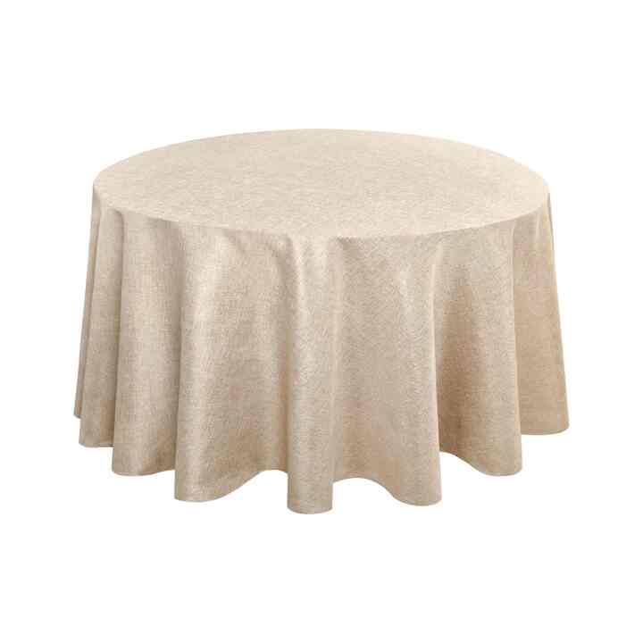 Hiasan Round Linen Tablecloth