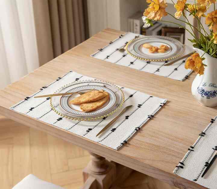 Boho Placemats Set (6 colors)