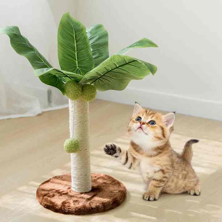 Palm Decor Cat Tree Tower (2 colors)