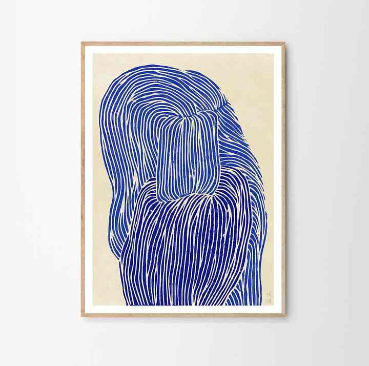 アートポスター 50×70cm Deep Blue