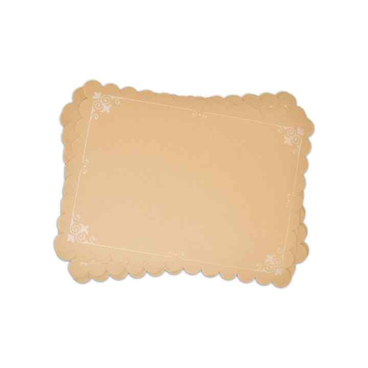 Gift Boutique 120 Disposable Brown Kraft Paper Placemats