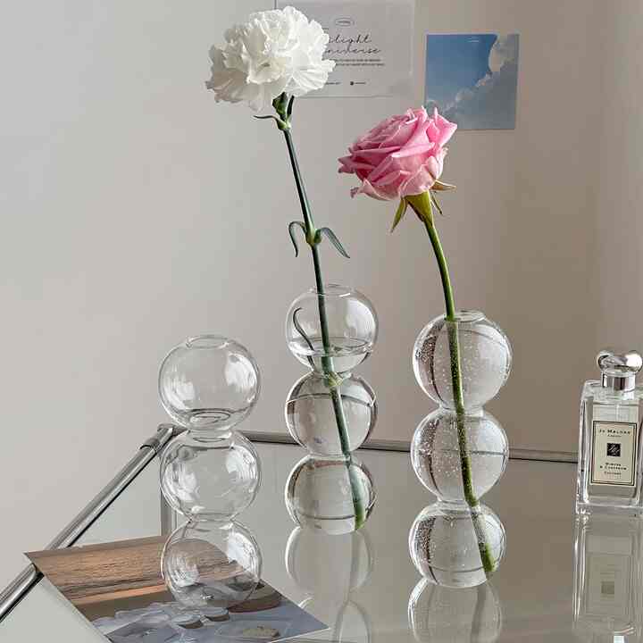Bubbled Glass Vase