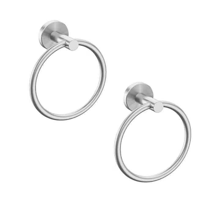 Wall Mounted Towel Ring (2 Pack)