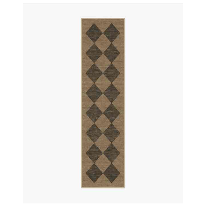 Salerno Soft Black Re-Jute Rug