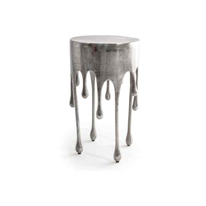 Side Table Drip - Silver