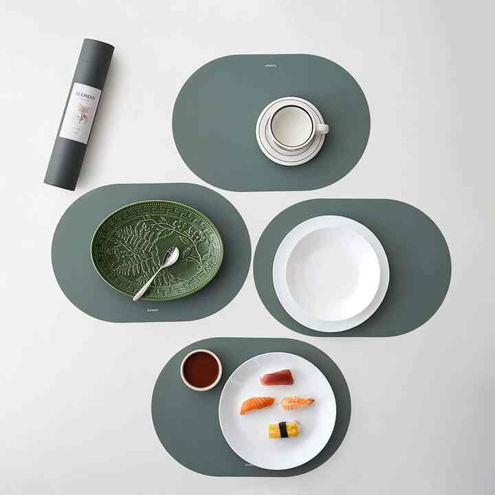 Oval Silicone Placemats (Set of 4)