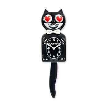 Kit-Cat Heart Eyes Wall Clock