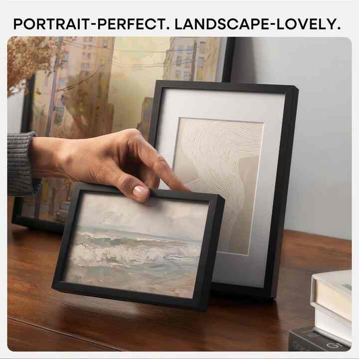 Homeforia A4 Picture Frame Black