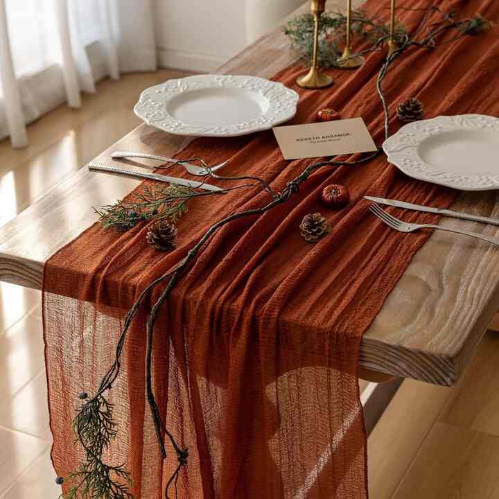 Fall Thanksgiving Table Runner