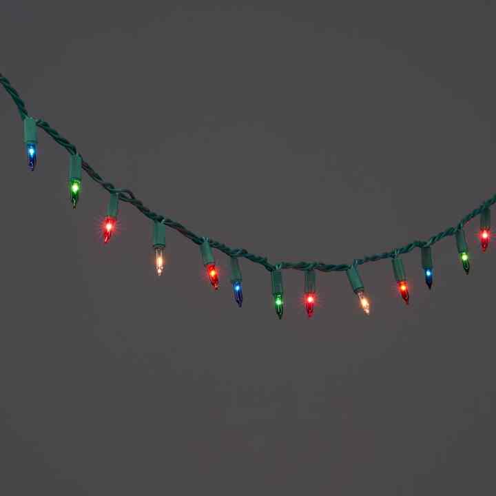 100ct Incandescent Smooth Mini Christmas String Lights