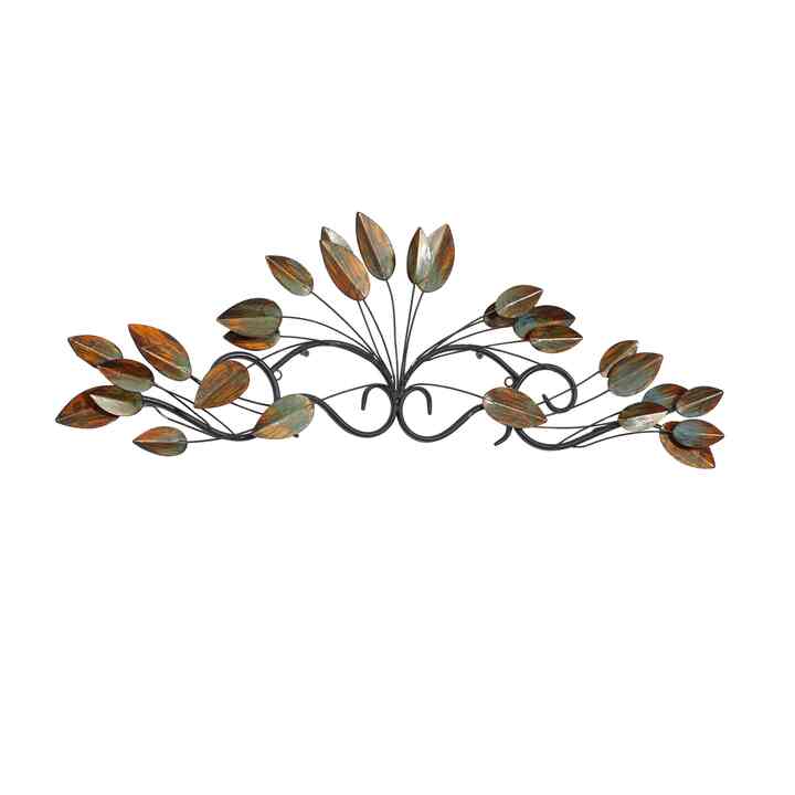 Grayson Lane Metal Floral and Botanical Floral Wall Sculpture (2 colors)