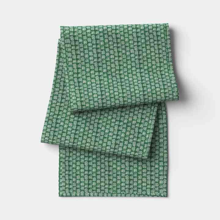 Reversible Table Runner Green
