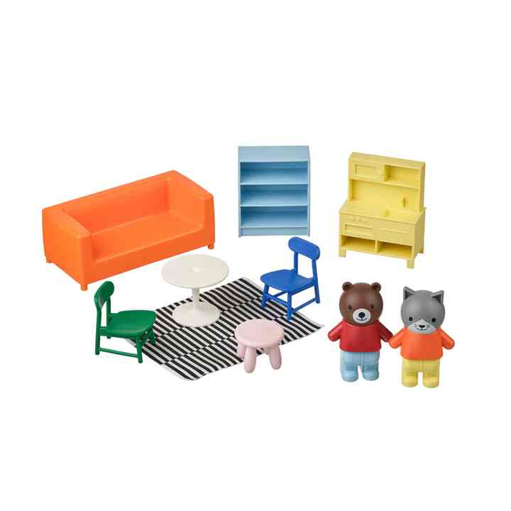 HUSET Dollhouse Furniture and Figures