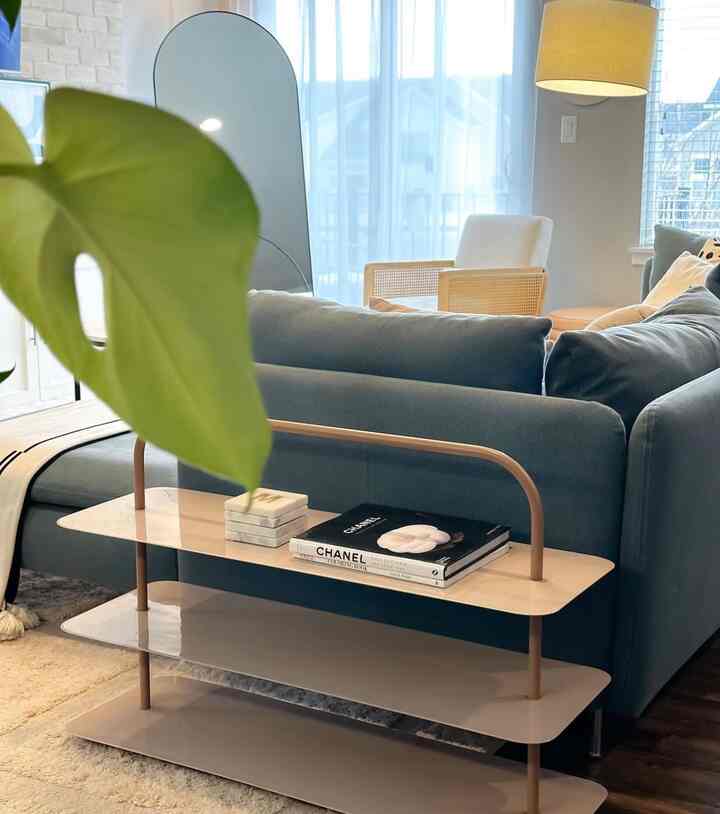 That Minimalist design metal frame giving a beautiful and modern touch in my living room.

#decor #homedecor #lovely #moderninterior #moderninterior 
