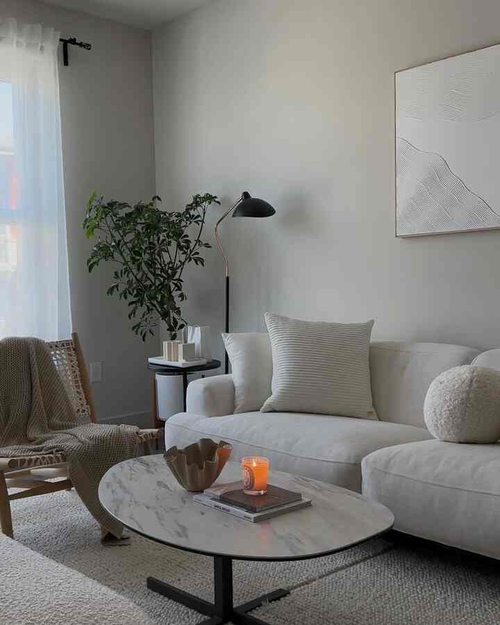 #calmingVibes #InteriorDesign 

Embracing the serene allure of a white and moody interior. 🌿✨ 