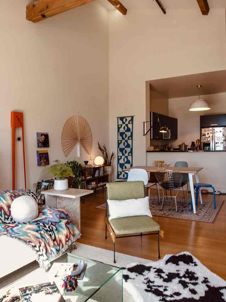 A home full of clean lines, warm tones, and timeless design. #MidCenturyMagic #RetroLove