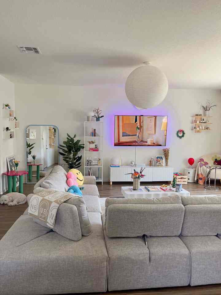 functional and fun! #neutrals #colorful