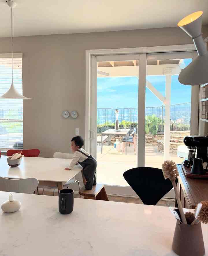 View from my kitchen
#california #californiahome #diningroom #kitcheninterior #interior #viewfromhome 