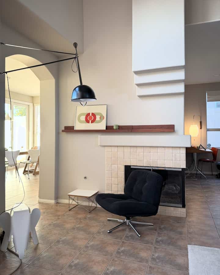 One of my favorite lounge chairs in our home
: IKEA Dyvlinge Swivel Chair

#ikea #ikeachair #ikeafurniture #budget #livingroom #lightinginterior #lightingeffect #Midcenturymodern #Wallclock #walldecoration #frame 