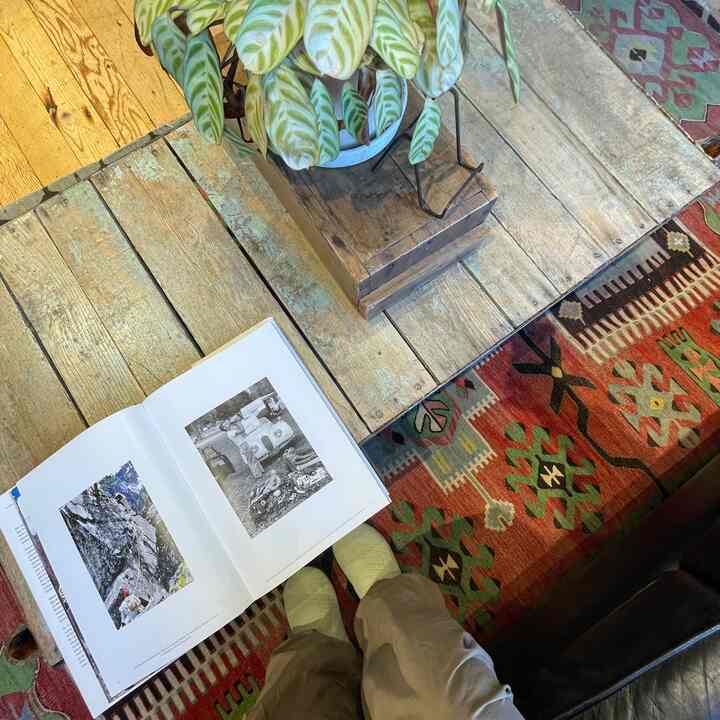 Rustic vibes for a living room! #rustic