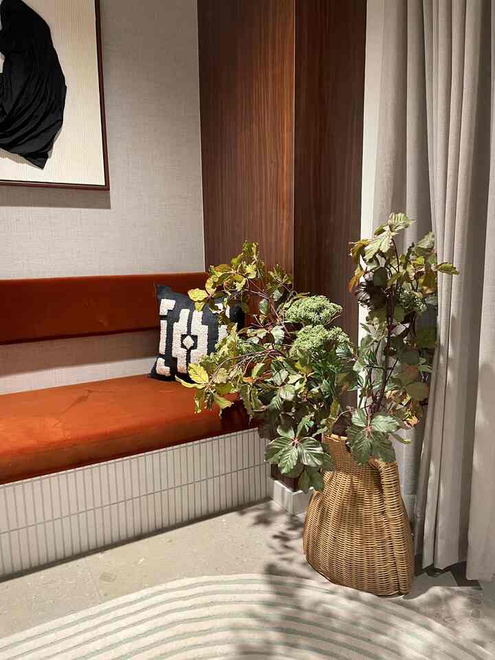 Cute little corner nook #readingnook #livingroom