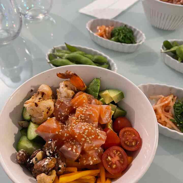 Dinner is served: fresh ingredients take center stage in simple, elegant dinnerware. #dinneridea
