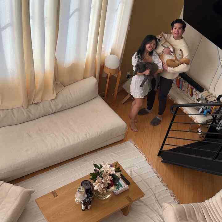 my 3 roomies 🤭 #boygirlapartment #roomies #loft