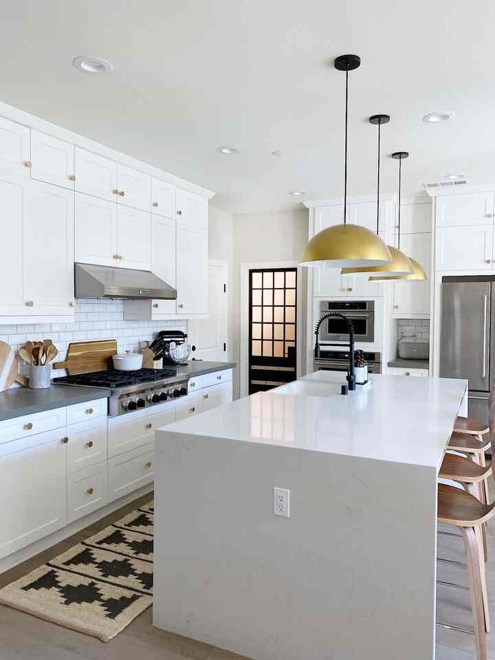 Modern kitchen design. #midcenturymoderndesign #modernkitchen #neutraldesign