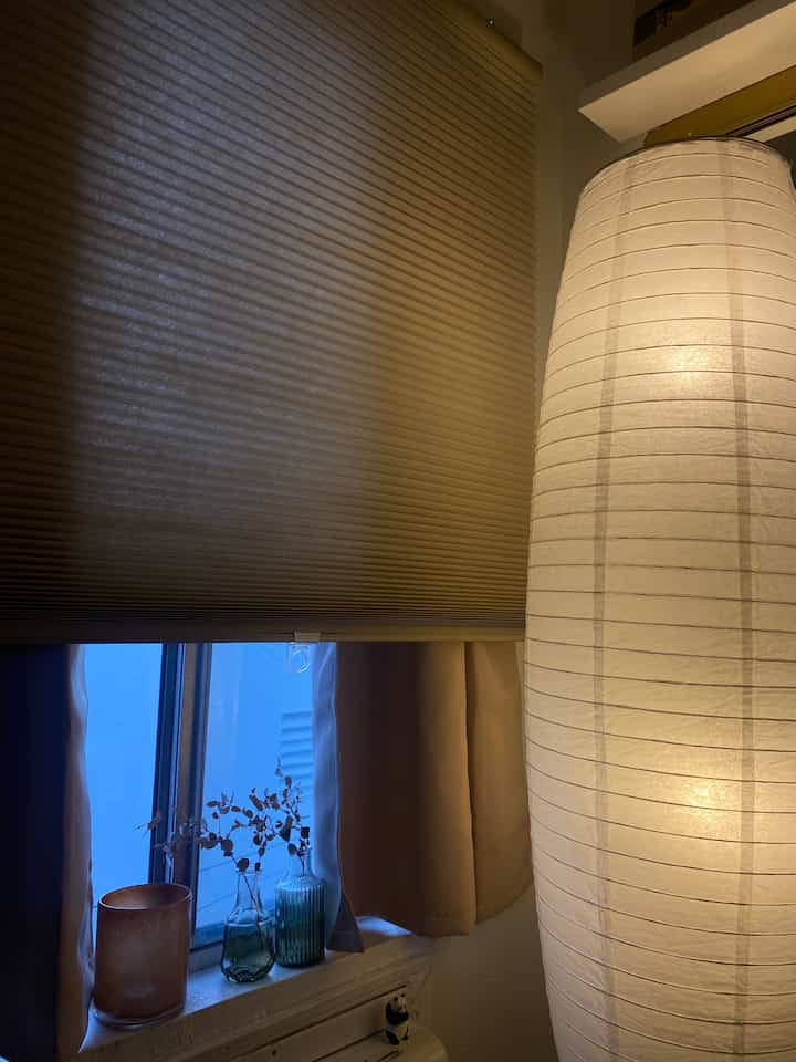 Cozy & relaxed with my warm lights🌠 #cozy #warm #lantern #beige 