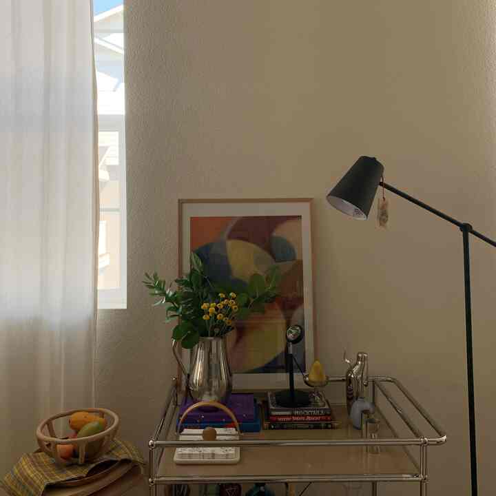 I’m still exploring layout of my bar cart🤔🤔

#diningroom #homebar #diningroominterior