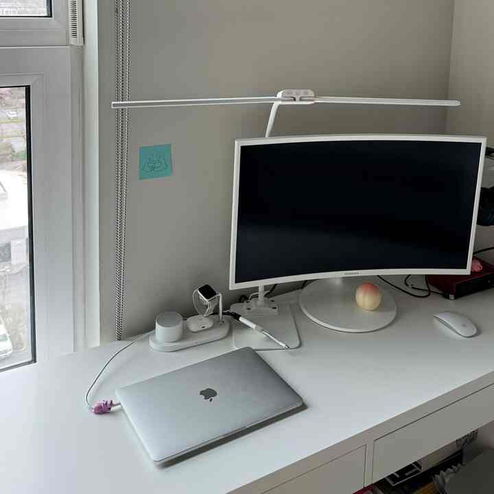 I was never satisfied with a table/desk lights until i discovered this one!
#desksetup #workfromhome #workspace #wfh #desklights