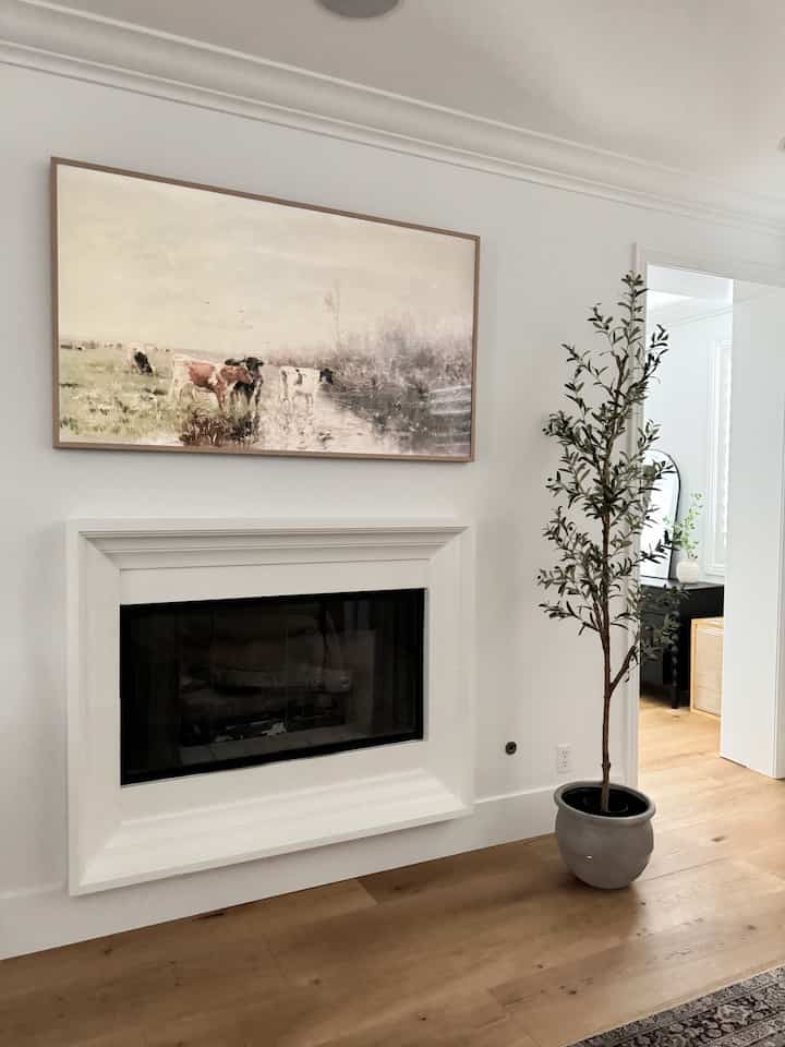 Area TV di kamar tidur! #bedroomdecor #samsungframetv #olivetree