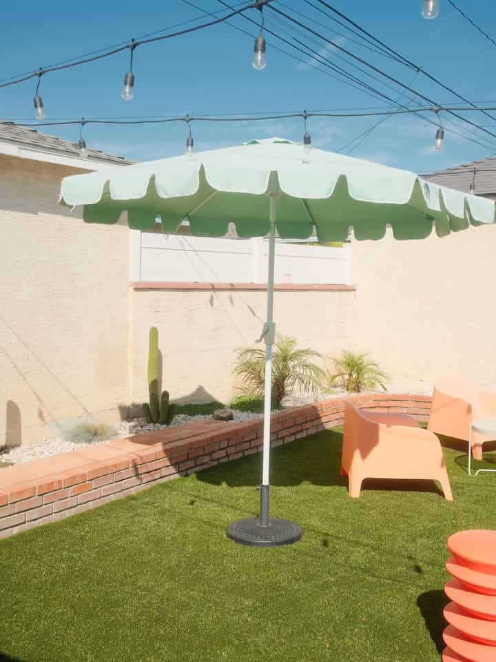 Love being in the backyard on a beautiful sunny day! #backyard 