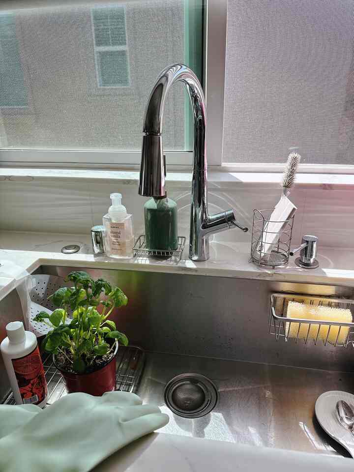 Deep cleaning day 💚

#kitchen #sink #sinkinterior 