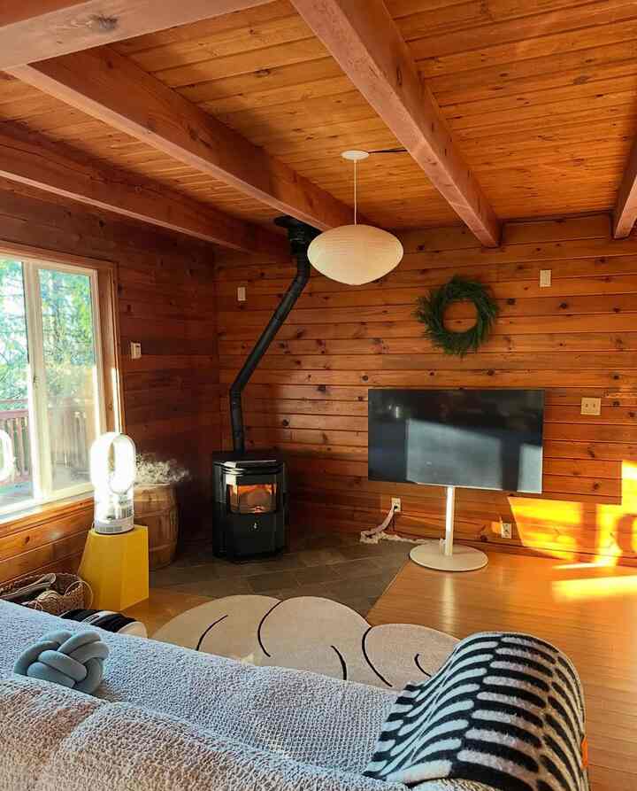 Winter mood ☁️ 
#colorfulinterior  #cabin #70shouse 