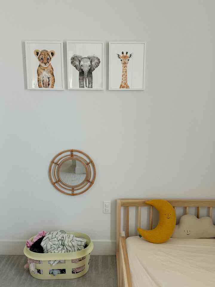 Toddler's room 💫

#toddler
#Kidsroominterior 
#laundrybasket 
#kidsbedding
