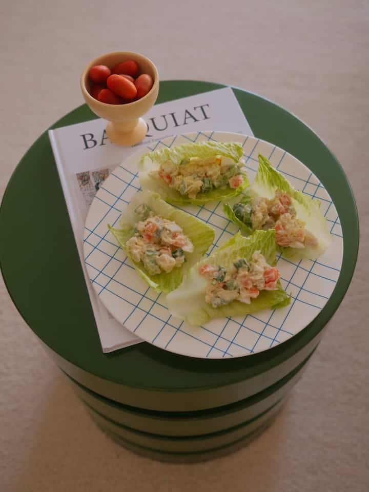 Snack time on my favorite side table :) #sidetable