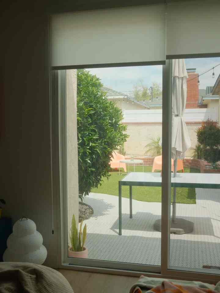 View to the backyard and in the backyard ;) #backyarddecor 