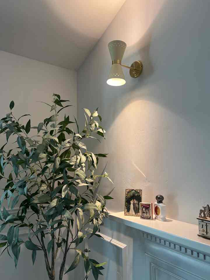 Changed my wall scone! What do you think ✨✨ #wallscone #livingroom