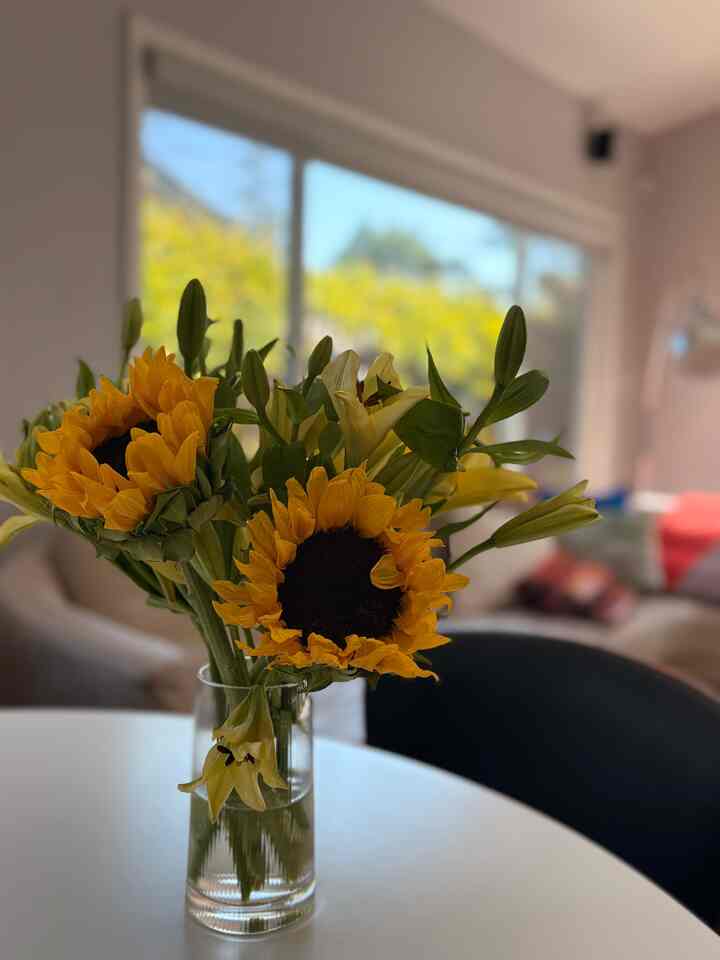 春、春、春 ― 黄色、メロウ、輝き！💛

#flowerinterior #flower #flowervase
#spring #sunflower #yellowlily