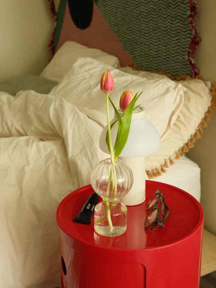 bought some tulips last weekend to elevate the vibe 🌷 

#tulip #flowerinterior #bedroominterior #diningtableinterior 