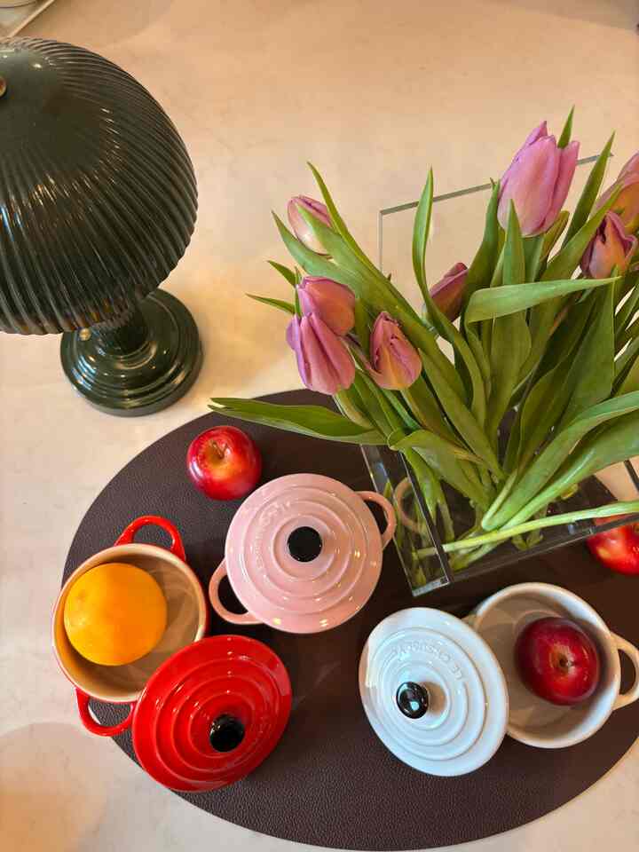 This tiny, adorable mini Cocotte is totally my vibe. The color is so me!😀
It’s like I’m playing house—love it! 

#MiniCocotte
#TooCuteToHandle
#TinyButMighty
#KitchenJoy
#CutestCookware
#ColorCrush
#MyAesthetic
#PlayingHouseVibes
#AdorableFind
#CottageCoreKitchen
#LittleThingsThatSparkJoy